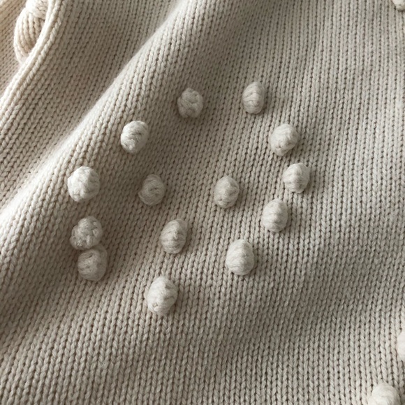 Altar'd State Cream Crew Neck Sweater with Textured Knit - Picture 2 of 7